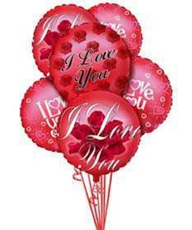 Happy Valentine Balloon Bouquet